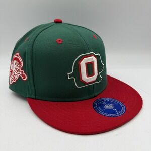 Ebbets Field Flannels Oakland Oaks Hat Cap Sz 7 Green Fitted Baseball DNA NWT